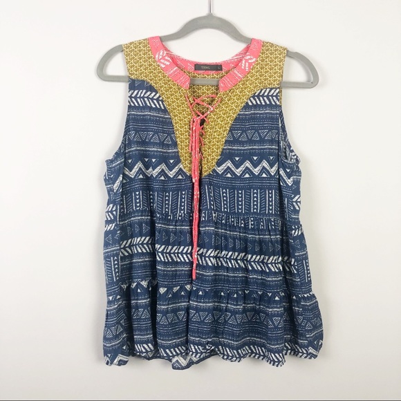 THML Tops - THML | Tribal Print Boho Tank